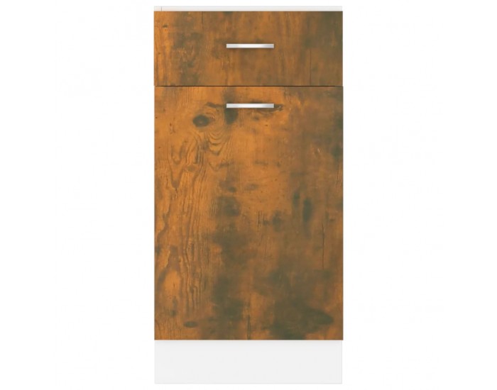 Sonata H Долен шкаф с чекмеджета Lyon, опушен дъб, 40x46x81,5 см, инженерно дърво