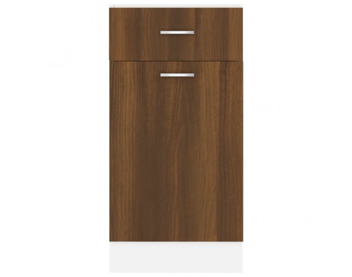 Sonata H Шкаф с чекмеджета Lyon, кафяв дъб, 40x46x81,5 см, инженерно дърво
