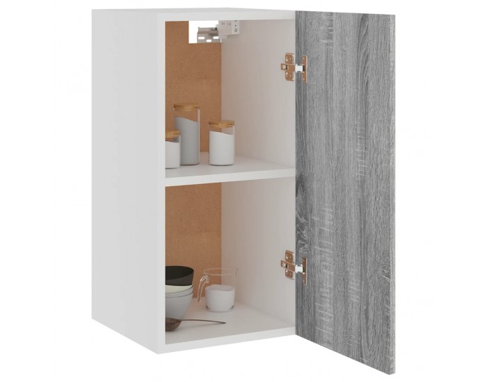 Sonata H Висящ шкаф Lyon сив, цвят сонома, 29,5x31x60 см, инженерно дърво