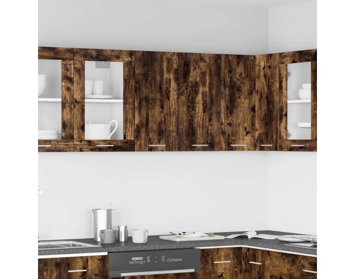 Sonata H Висящ шкаф Lyon, опушен дъб, 60x31x60 см, инженерно дърво