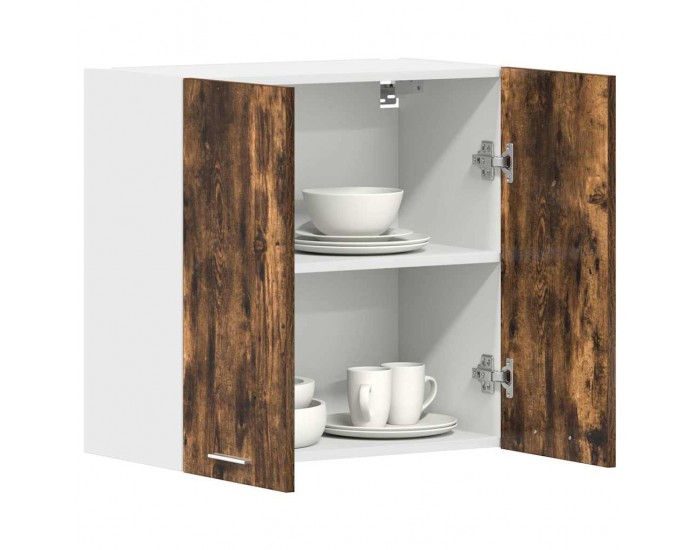 Sonata H Висящ шкаф Lyon, опушен дъб, 60x31x60 см, инженерно дърво