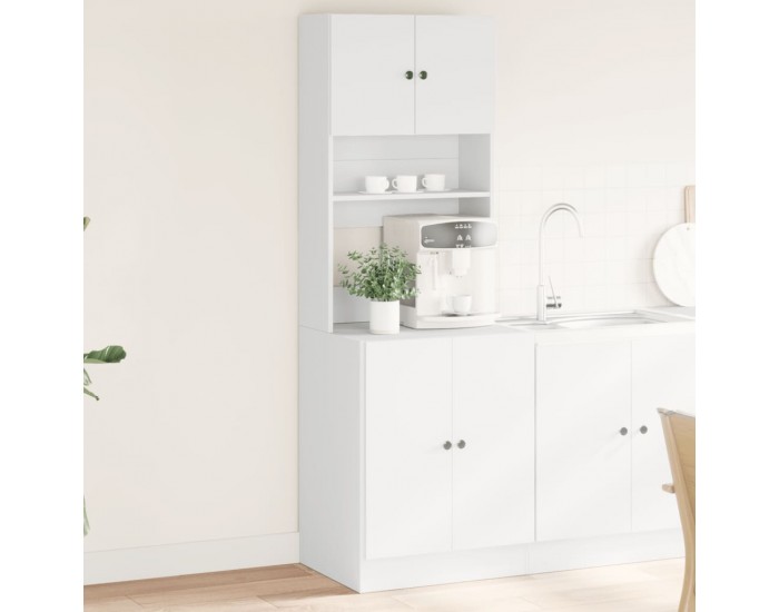 Sonata H Кухненски шкаф, бял, 60x50x180 см, инженерно дърво