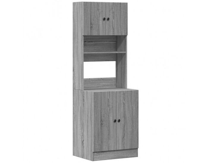 Sonata H Кухненски шкаф, сив сонома, 60x50x180 см, инженерно дърво