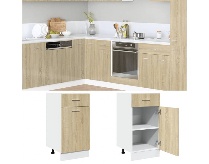 Sonata H Шкаф с чекмеджета Lyon, дъб Сонома, 40x46x81,5 см, инженерно дърво