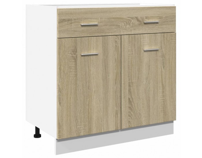 Sonata H Шкаф с чекмеджета Lyon, дъб Сонома, 80x46x81,5 см, инженерно дърво