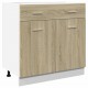 Sonata H Шкаф с чекмеджета Lyon, дъб Сонома, 80x46x81,5 см, инженерно дърво