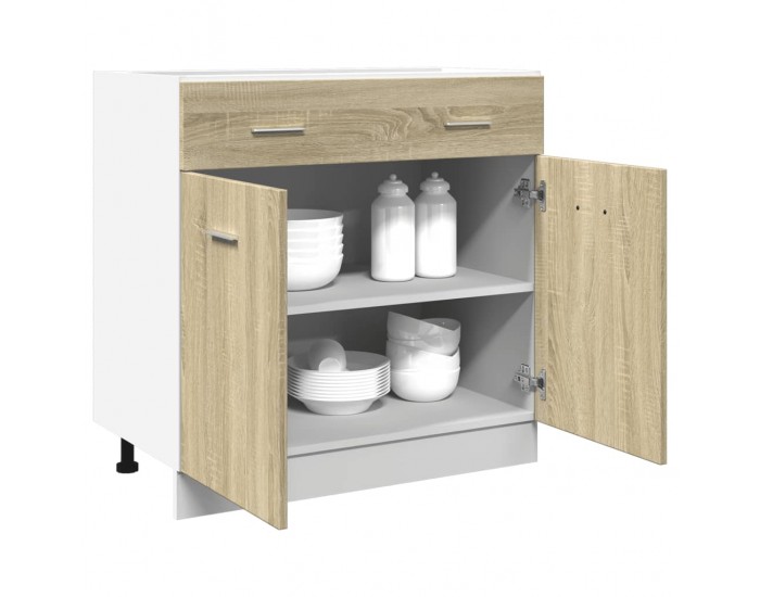 Sonata H Шкаф с чекмеджета Lyon, дъб Сонома, 80x46x81,5 см, инженерно дърво