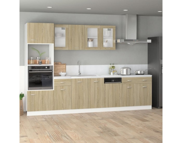 Sonata H Шкаф с чекмеджета Lyon, дъб Сонома, 80x46x81,5 см, инженерно дърво