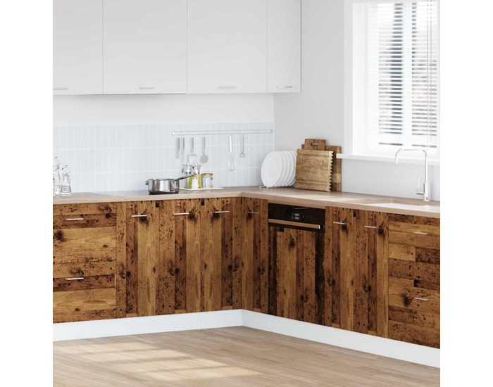 Sonata H Кухненски шкаф Lyon, старо дърво, 75,5x75,5x81,5 см, инженерно дърво