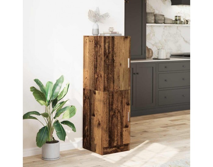 Sonata H Кухненски шкаф, старо дърво, 38x41,5x131,5 см, инженерно дърво