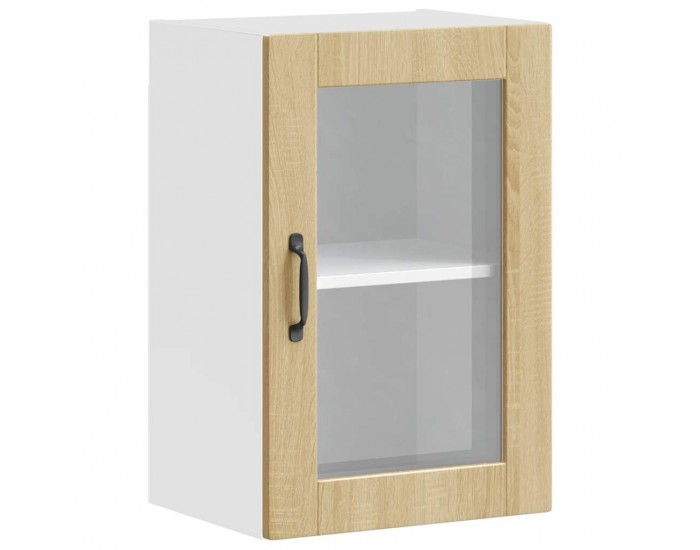 Sonata H Кухненски стенен шкаф със стъклена врата Porto дъб сонома