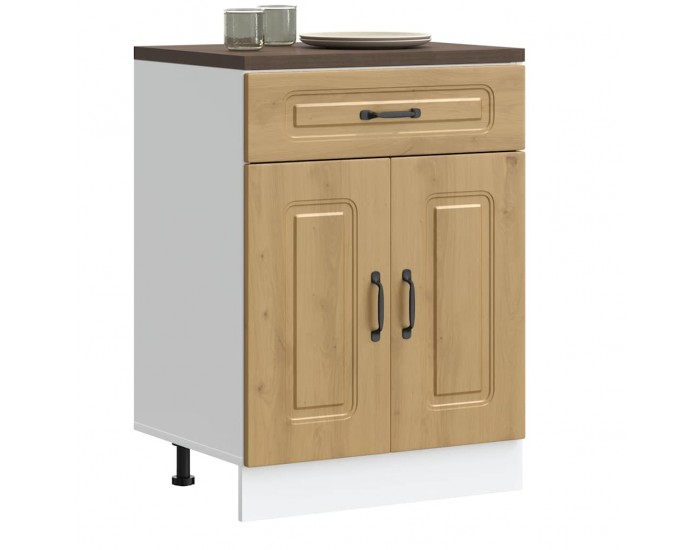 Sonata H Кухненски шкаф, Kalmar, дъб артизан, инженерно дърво