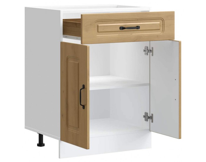 Sonata H Кухненски шкаф, Kalmar, дъб артизан, инженерно дърво