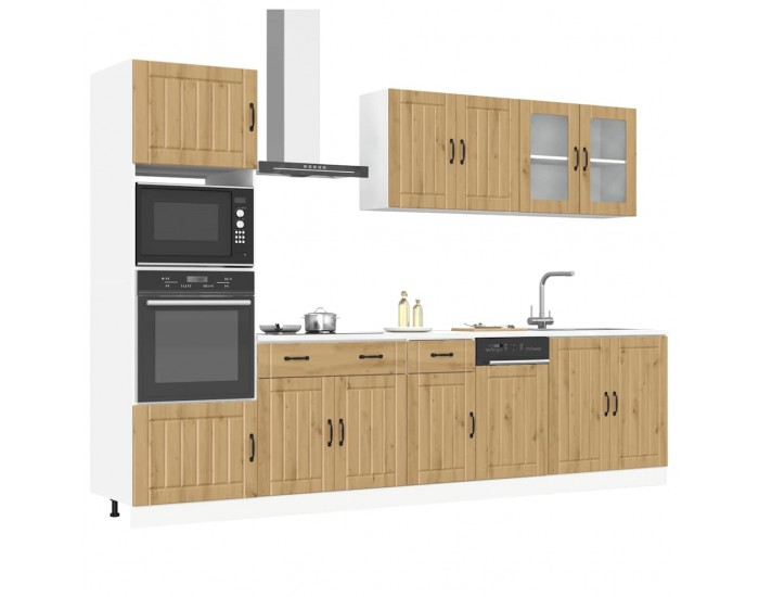 Sonata H Комплект кухненски шкафове от 7 части Kalmar, инженерно дърво