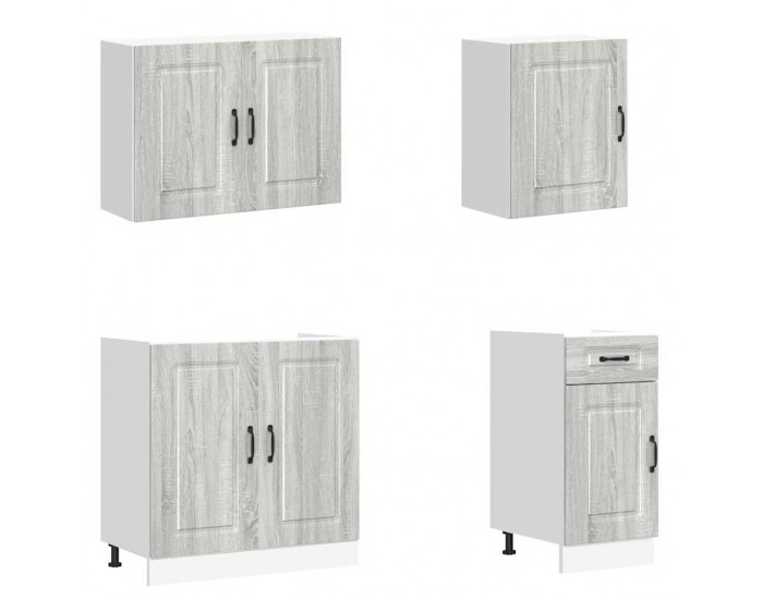 Sonata H Комплект кухненски шкафове от 7 части Kalmar, инженерно дърво