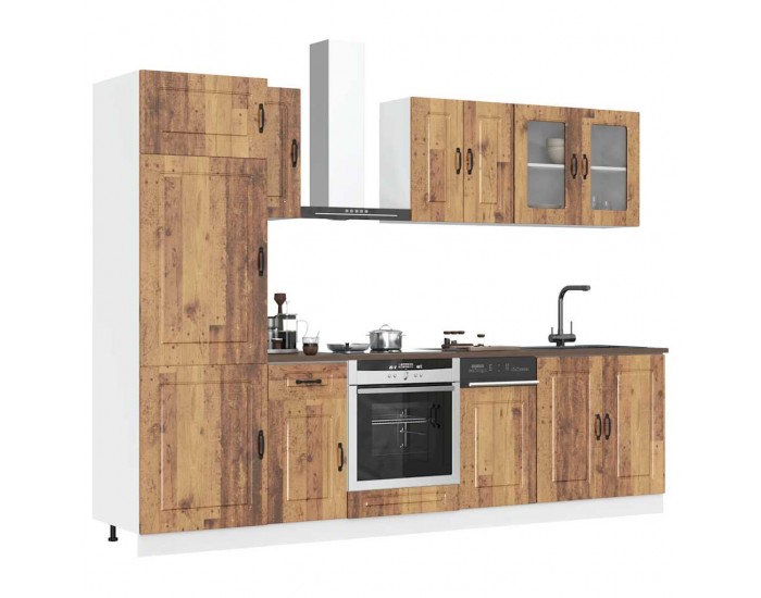 Sonata H Комплект кухненски шкафове от 8 части Kalmar, инженерно дърво