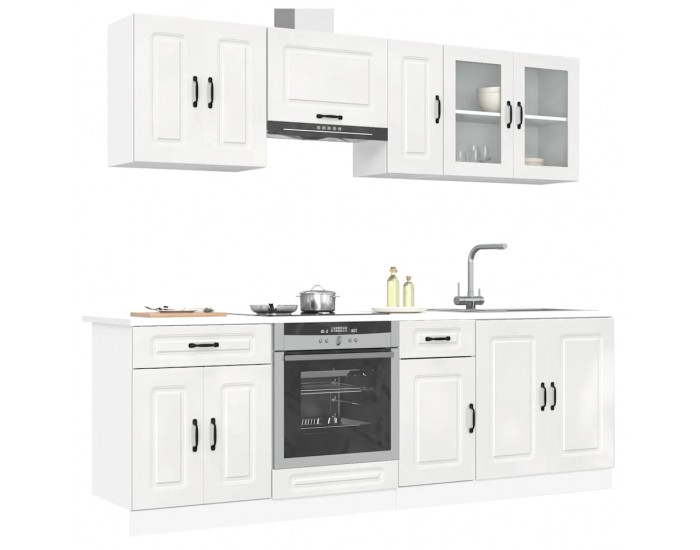 Sonata H Комплект кухненски шкафове от 8 части Kalmar, инженерно дърво