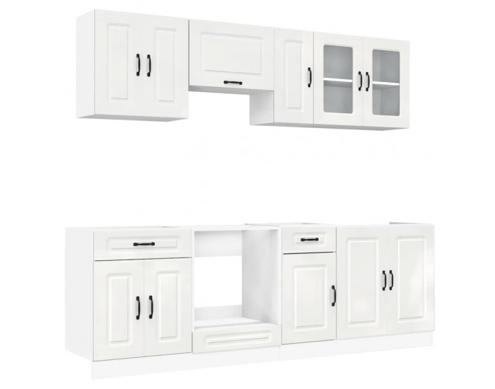 Sonata H Комплект кухненски шкафове от 8 части Kalmar, инженерно дърво