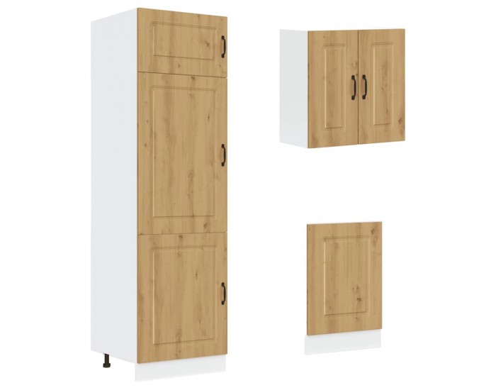 Sonata H Комплект кухненски шкафове от 8 части Kalmar, инженерно дърво