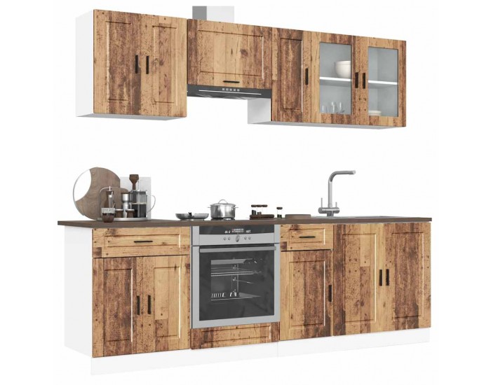 Sonata H Комплект кухненски шкафове от 8 части Kalmar, инженерно дърво