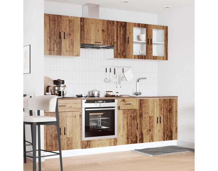 Sonata H Комплект кухненски шкафове от 8 части Kalmar, инженерно дърво