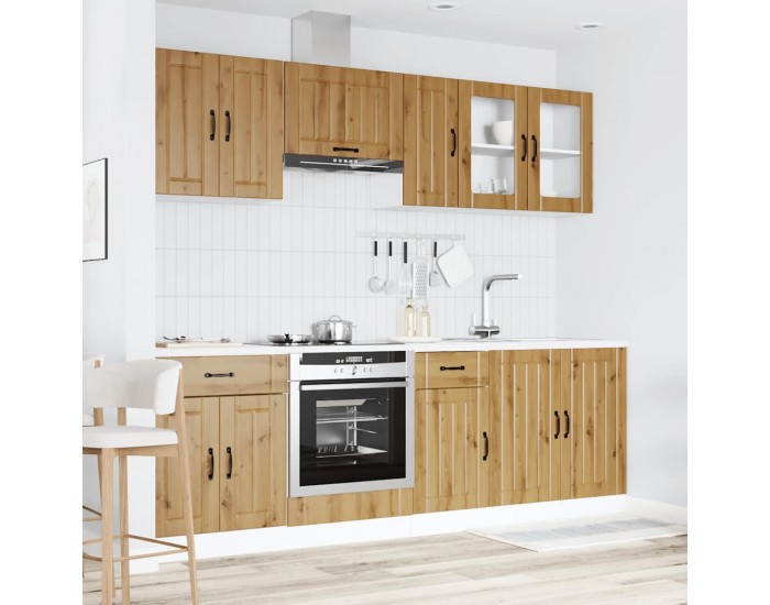 Sonata H Комплект кухненски шкафове от 8 части Kalmar, инженерно дърво