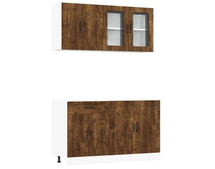 Sonata H Комплект кухненски шкафове от 4 части Kalmar, инженерно дърво