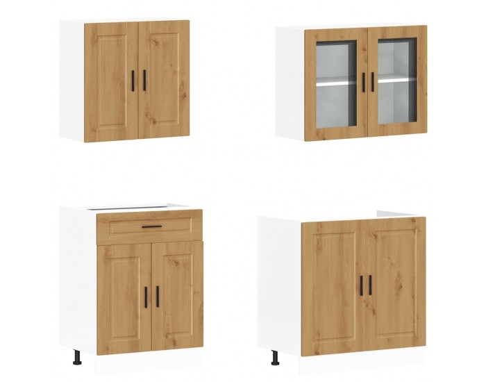 Sonata H Комплект кухненски шкафове от 4 части Kalmar, инженерно дърво