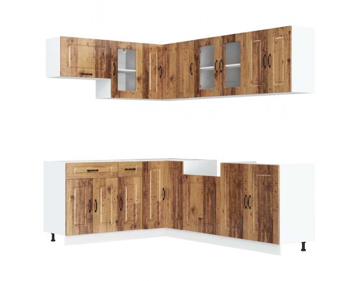 Sonata H Комплект кухненски шкафове от 11 части Kalmar, инженерно дърво