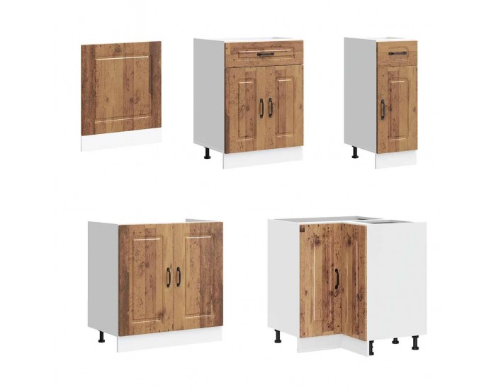 Sonata H Комплект кухненски шкафове от 11 части Kalmar, инженерно дърво