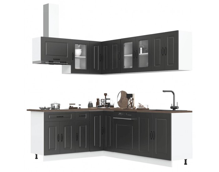 Sonata H Комплект кухненски шкафове от 11 части Kalmar, инженерно дърво