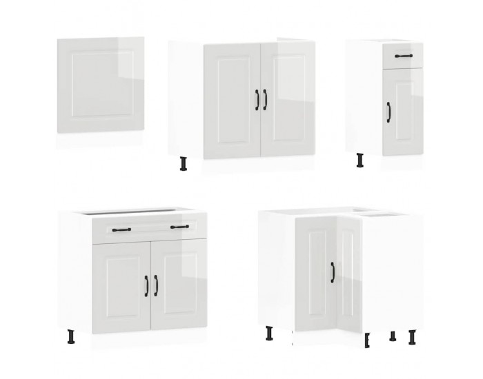 Sonata H Комплект кухненски шкафове от 11 части Kalmar, инженерно дърво