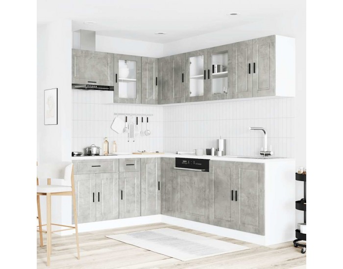 Sonata H Комплект кухненски шкафове от 11 части Porto, инженерно дърво