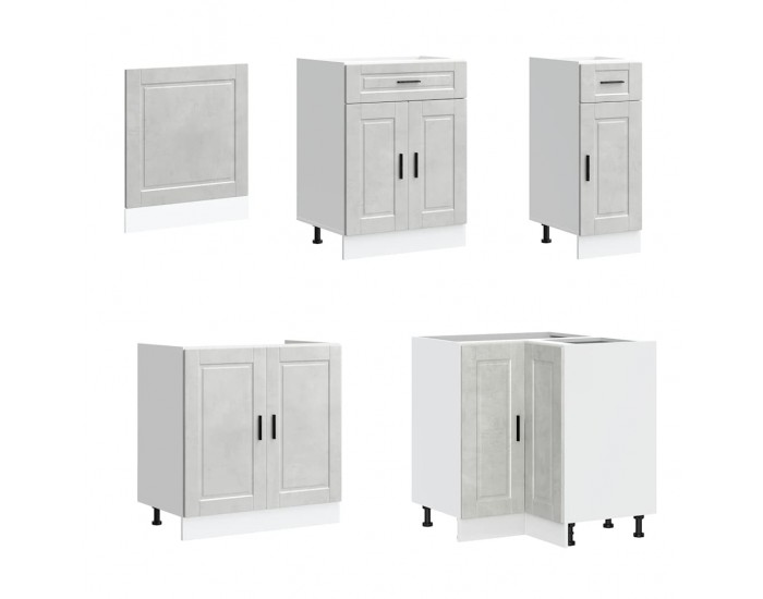 Sonata H Комплект кухненски шкафове от 11 части Porto, инженерно дърво