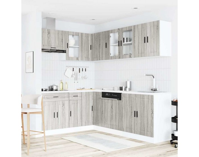 Sonata H Комплект кухненски шкафове от 11 части Porto, инженерно дърво