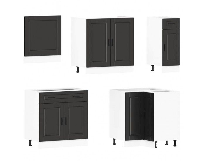 Sonata H Комплект кухненски шкафове от 11 части Porto, инженерно дърво