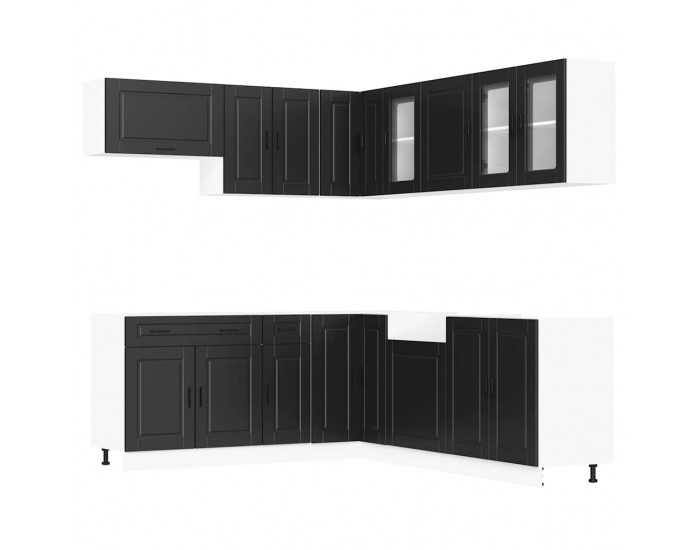 Sonata H Комплект кухненски шкафове от 11 части Porto, инженерно дърво