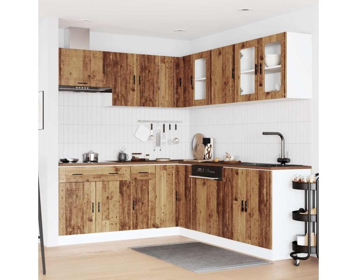 Sonata H Комплект кухненски шкафове от 4 части Porto, инженерно дърво