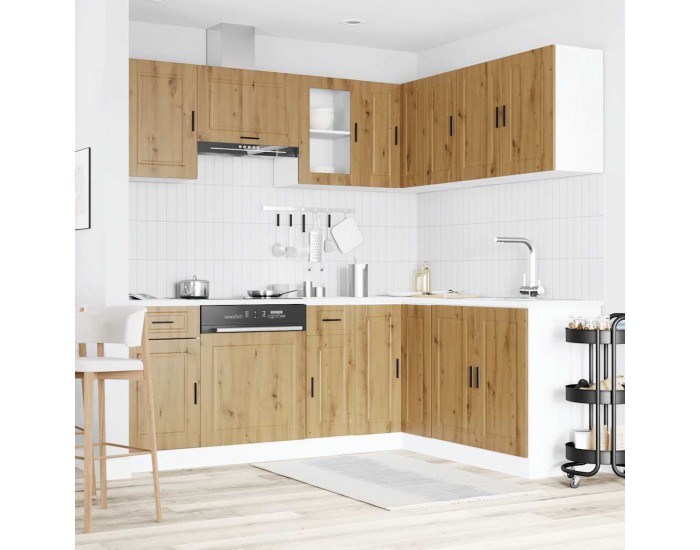 Sonata H Комплект кухненски шкафове от 11 части Porto, инженерно дърво