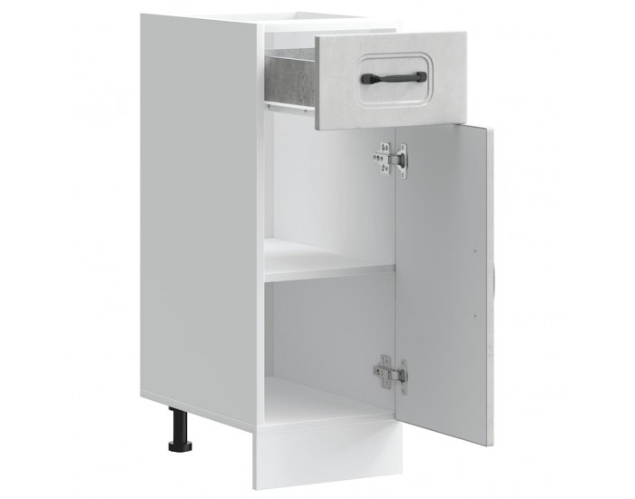 Sonata H Кухненски шкаф, Kalmar, бетонно сив, инженерно дърво