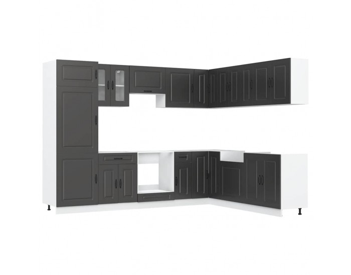 Sonata H Комплект кухненски шкафове от 14 части Kalmar, инженерно дърво