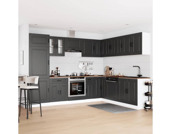 Sonata H Комплект кухненски шкафове от 14 части Kalmar, инженерно дърво