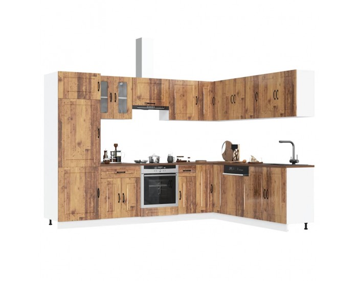 Sonata H Комплект кухненски шкафове от 14 части Kalmar, инженерно дърво