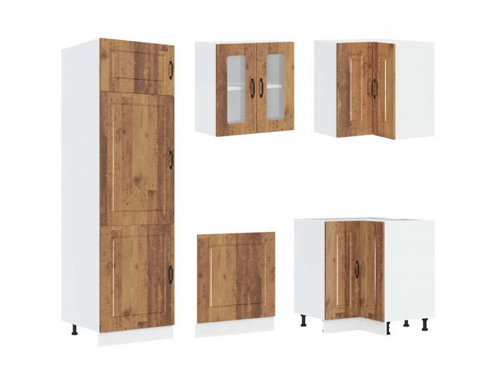 Sonata H Комплект кухненски шкафове от 14 части Kalmar, инженерно дърво