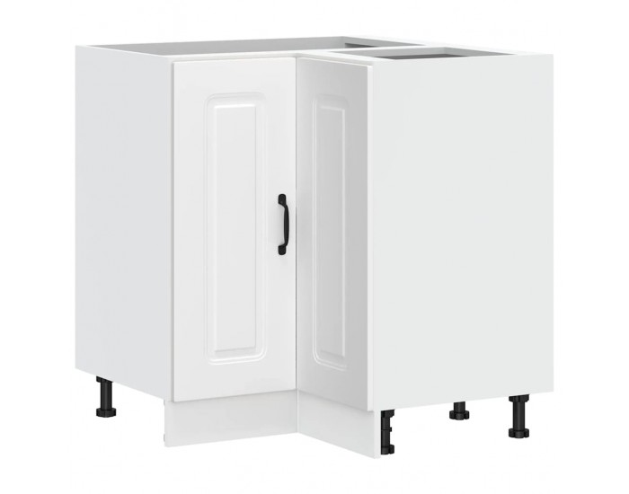 Sonata H Кухненски ъглов шкаф, Kalmar, бял, инженерно дърво