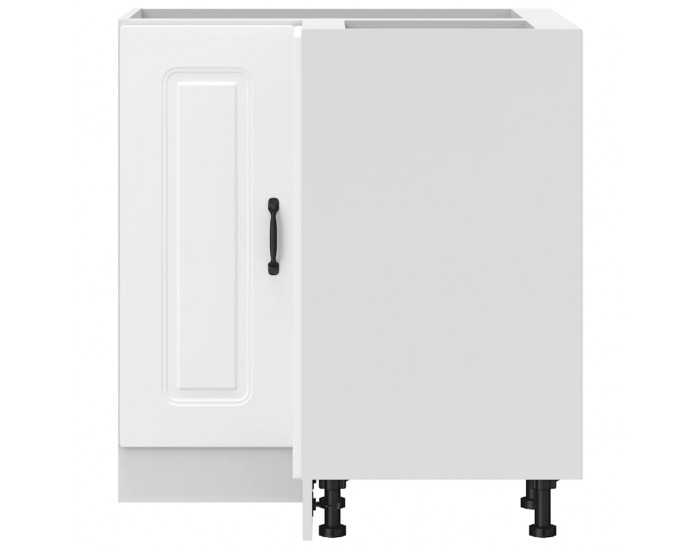 Sonata H Кухненски ъглов шкаф, Kalmar, бял, инженерно дърво