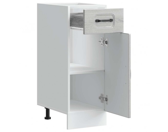 Sonata H Кухненски шкаф, Kalmar, сив сонома, инженерно дърво