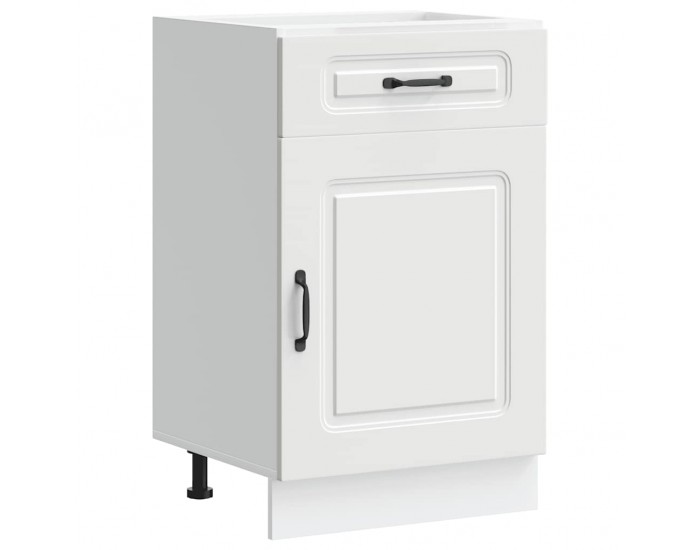 Sonata H Кухненски шкаф, Kalmar, бял, инженерно дърво