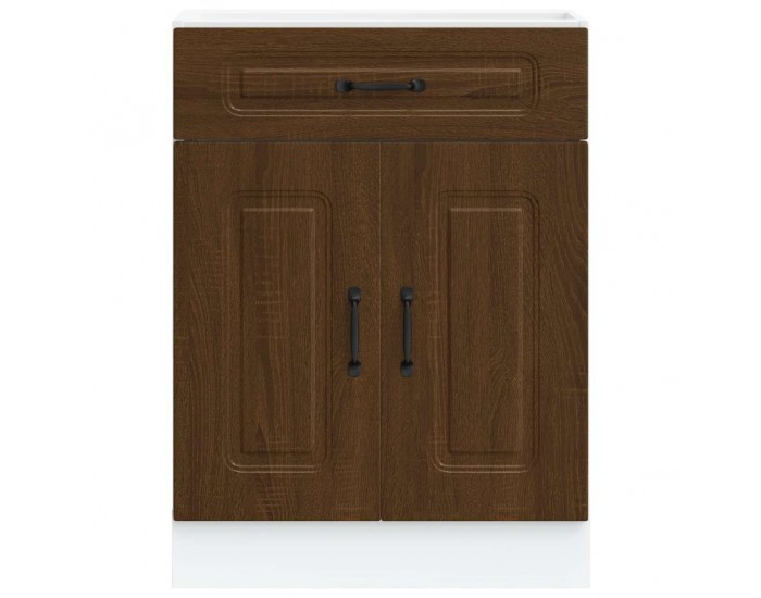 Sonata H Кухненски шкаф, Kalmar, кафяв дъб, инженерно дърво