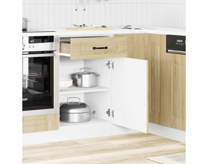 Sonata H Кухненски шкаф, Kalmar, дъб сонома, инженерно дърво